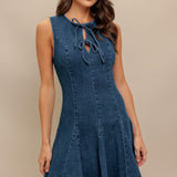 MOD DENIM DARLING MINI DRESS