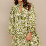 FLORENCE FLAIR WOVEN MINI DRESS