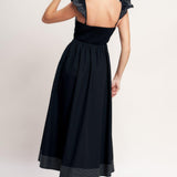BEAUTIFULLY UNEXPECTED WOVEN MIDI DRESS