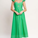 BEAUTIFULLY UNEXPECTED WOVEN MIDI DRESS