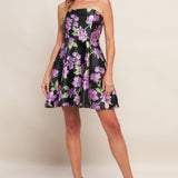 GARDEN PARTY CHIC WOVEN MINI DRESS