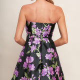 GARDEN PARTY CHIC WOVEN MINI DRESS