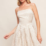 ROMANTIC GARDEN WOVEN MINI DRESS