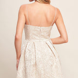 ROMANTIC GARDEN WOVEN MINI DRESS
