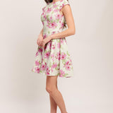 BLOSSOM BABE WOVEN MINI DRESS