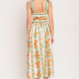MARIGOLD BREEZE WOVEN MIDI DRESS