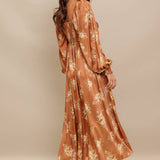 ENGLISH GARDEN WOVEN MIDI DRESS