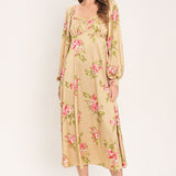 ENGLISH GARDEN WOVEN MIDI DRESS