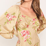 ENGLISH GARDEN WOVEN MIDI DRESS