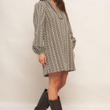 DESERT DUST WOVEN MINI DRESS