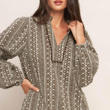 DESERT DUST WOVEN MINI DRESS