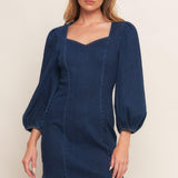 TIMELESS DENIM MINI DRESS