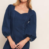 TIMELESS DENIM MINI DRESS