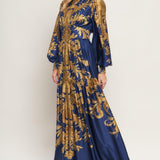 PALACE WALTZ WOVEN MAXI DRESS
