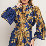 PALACE WALTZ WOVEN MAXI DRESS