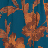 BURNISHED BOTANICA WOVEN MIDI DRESS