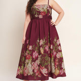 SECRET GARDEN ROMANCE WOVEN ANKLE DRESS