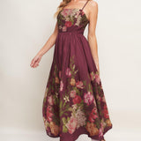 SECRET GARDEN ROMANCE WOVEN ANKLE DRESS