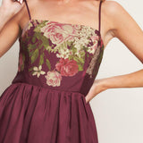 SECRET GARDEN ROMANCE WOVEN ANKLE DRESS