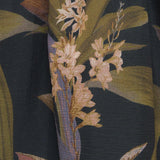 FOLIAGE WHISPER WOVEN MIDI DRESS