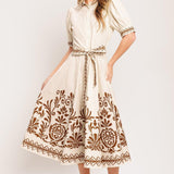 ROMANTIC HEIRLOOM WOVEN MIDI DRESS