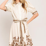 ROMANTIC HEIRLOOM WOVEN MIDI DRESS