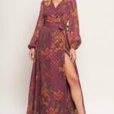 EMBER GARDEN WOVEN MAXI DRESS