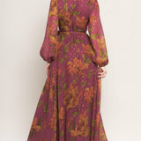 EMBER GARDEN WOVEN MAXI DRESS
