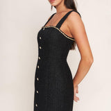 MONACO HOUR TWEED MINI DRESS