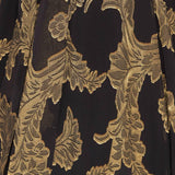 MIDNIGHT MOSS WOVEN JACQUARD MAXI DRESS