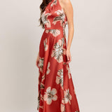 CAN’T LOOK AWAY WOVEN MIDI DRESS
