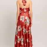 CAN’T LOOK AWAY WOVEN MIDI DRESS