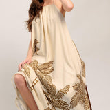 ISLAND STATE WOVEN MAXI DRESS