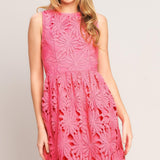 ROSE PETAL CHARM MINI DRESS