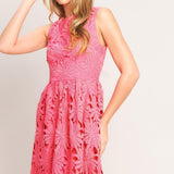 ROSE PETAL CHARM MINI DRESS
