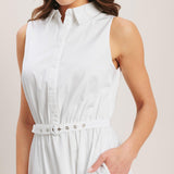 HAMPTONS SUMMER WOVEN MIDI DRESS