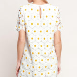 DAISIES AND DAYDREAMS WOVEN LACE MINI DRESS