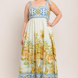 POSTCARD PERFECT WOVEN MAXI DRESS