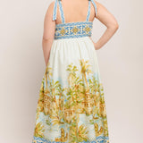 POSTCARD PERFECT WOVEN MAXI DRESS