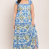 SALTY AIR SWEETHEART WOVEN MAXI DRESS