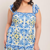 SALTY AIR SWEETHEART WOVEN MAXI DRESS