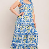 SALTY AIR SWEETHEART WOVEN MAXI DRESS
