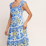 SALTY AIR SWEETHEART WOVEN MAXI DRESS