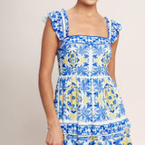 SALTY AIR SWEETHEART WOVEN MAXI DRESS