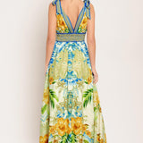 RESORT OPULENCE WOVEN MAXI DRESS