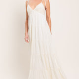 AZURE REVERIE WOVEN MAXI DRESS