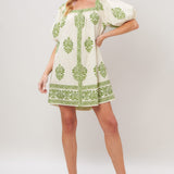 SWEET MEADOW WOVEN MINI DRESS