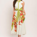 SPRING HEIRLOOM WOVEN MIDI DRESS