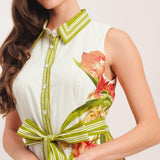 SPRING HEIRLOOM WOVEN MIDI DRESS