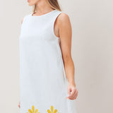 SWEET AS SUNSHINE WOVEN MINI DRESS